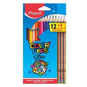 Lápis de cor com 12 cores Maped