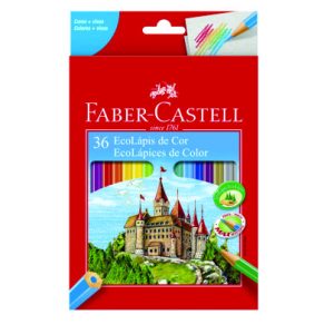 Lápis de cor com 36 cores Faber Castell