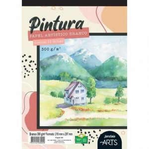 Bloco Artístico com 12 folhas 300g - Jandaia