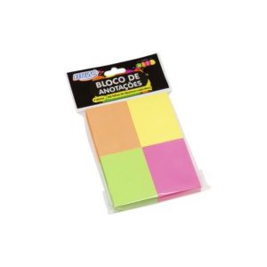 Bloco auto adesivo 38x51 - Neon BRW