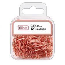 Clips Rose Gold 28mm - 120 unidades