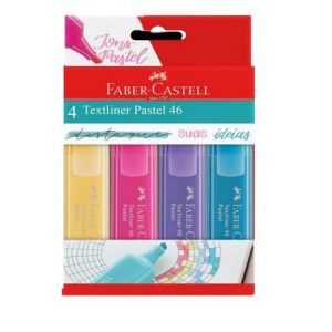 Marca Texto Textliner 4 cores - Faber Castell