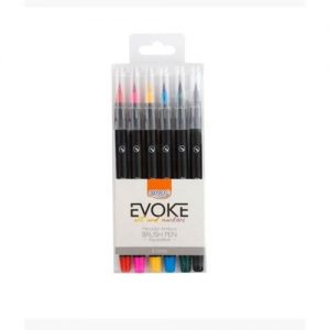 Marcador Brush Pen Evoke BRW - 6 cores