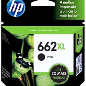 Cartucho HP 662 XL preto